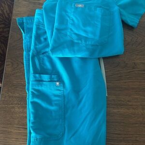 Blue Scrub Set
